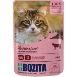 Bozita Pouch Katzenfutter Häppchen In Soße -KERBL Verkaufsgeschäft bozita pouch haeppchen in sosse mit hering 85g1