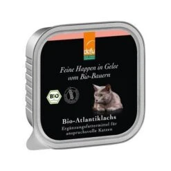Defu Katzenfutter Bio-Atlantiklachs - Feine Happen In Gelee