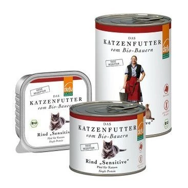 Defu Katzenfutter Rind Sensitive Pâté 1 Defu Katzenfutter Rind Sensitive Pâté