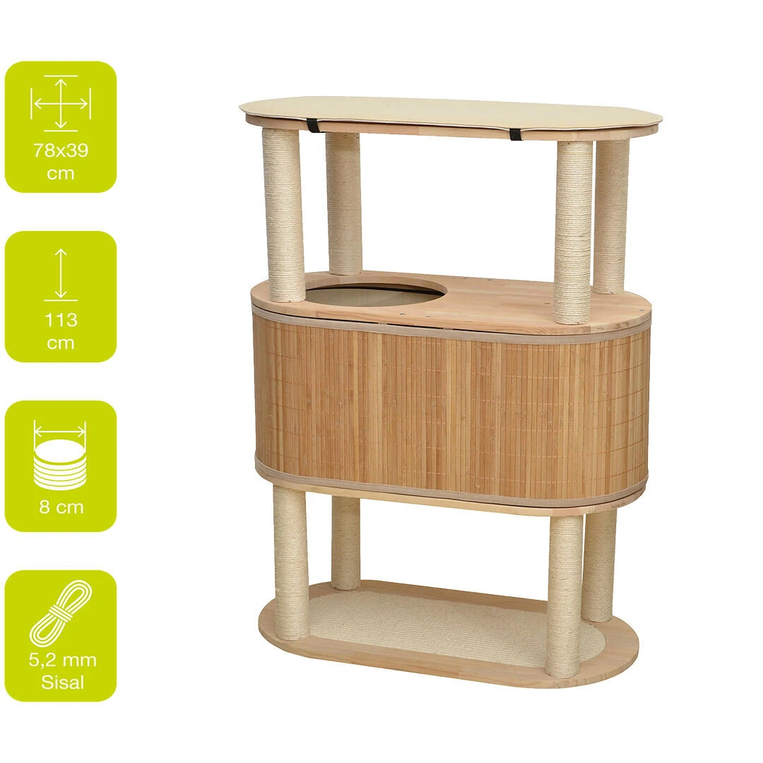 EBI Kratzbaum Bamboo Tori 2 EBI Kratzbaum Bamboo Tori – Bild 2