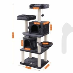FEANDREA Katzen Kratzbaum Mit 2 Höhlen -KERBL Verkaufsgeschäft feandrea katzen kratzbaum mit 2 hoehlen 1553179762