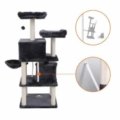 FEANDREA Katzen Kratzbaum Mit 2 Höhlen -KERBL Verkaufsgeschäft feandrea katzen kratzbaum mit 2 hoehlen 1553179775