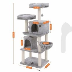 FEANDREA Katzen Kratzbaum Mit 2 Höhlen -KERBL Verkaufsgeschäft feandrea katzen kratzbaum mit 2 hoehlen 1553179809