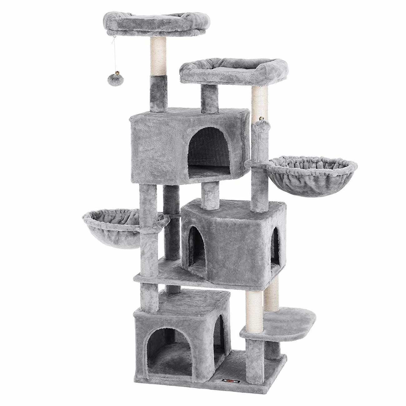 FEANDREA Kratzbaum Groß Mit 3 Katzenhöhlen 5 FEANDREA Kratzbaum Groß Mit 3 Katzenhöhlen – Bild 5