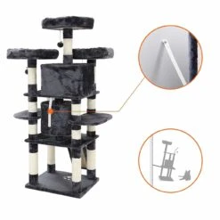 FEANDREA Kratzbaum XXL Mit 3 Aussichtsplattformen -KERBL Verkaufsgeschäft feandrea kratzbaum xxl mit 3 aussichtsplattformen 1553114798