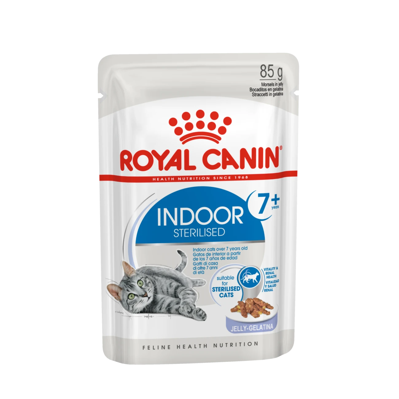 Royal Canin Indoor Sterilised Katzenfutter 7+ Nass In Gelee Und Sauce 1 Royal Canin Indoor Sterilised Katzenfutter 7+ Nass In Gelee Und Sauce