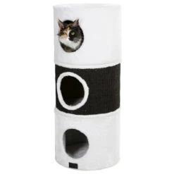 Kerbl Katzen Kratztonne Niki Weiß Anthrazit