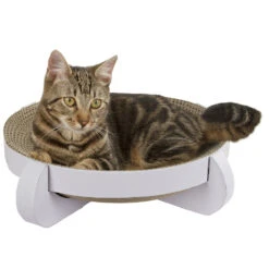 Kerbl Kratzbett Platinum Aus Pappe Mit Catnip