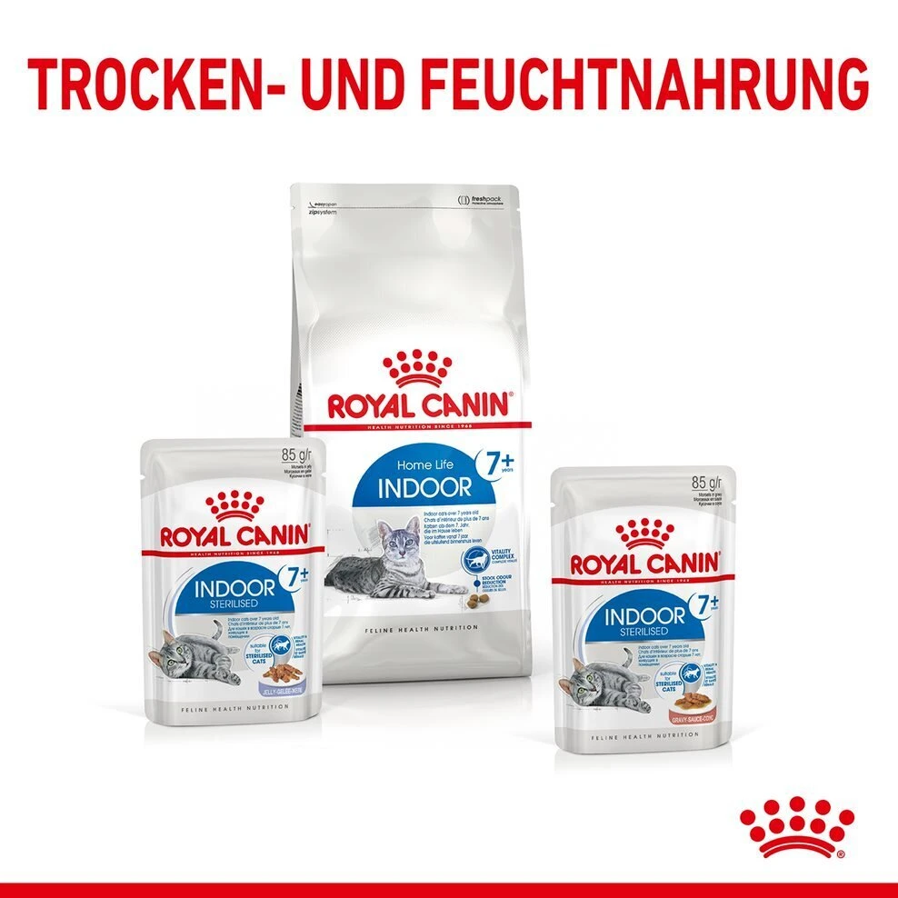 Royal Canin Indoor Sterilised Katzenfutter 7+ Nass In Gelee Und Sauce 8 Royal Canin Indoor Sterilised Katzenfutter 7+ Nass In Gelee Und Sauce – Bild 8