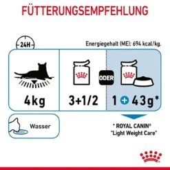 Royal Canin Light Weight Care Nassfutter Für übergewichtige Katzen -KERBL Verkaufsgeschäft royal canin light weight care nassfutter fuer uebergewichtige katzen 1679652923