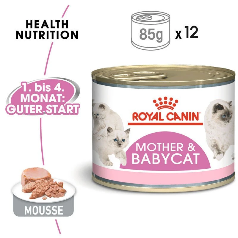Royal Canin MOTHER & BABYCAT Mousse Für Tragende Katzen Und Kitten 2 Royal Canin MOTHER & BABYCAT Mousse Für Tragende Katzen Und Kitten – Bild 2