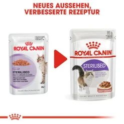 Royal Canin Sterilised Nassfutter -KERBL Verkaufsgeschäft royal canin sterilised nassfutter in sosse oder gelee fuer kastrierte katzen 1565873037