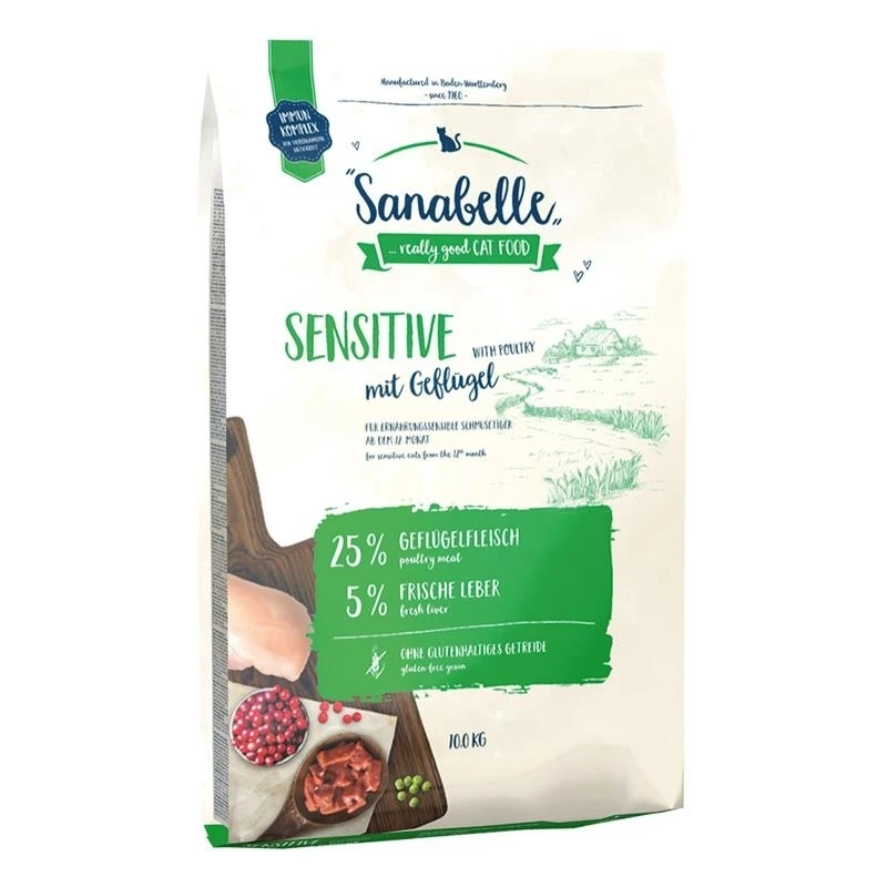 Sanabelle Sensitive Geflügel Katzenfutter 1 Sanabelle Sensitive Geflügel Katzenfutter
