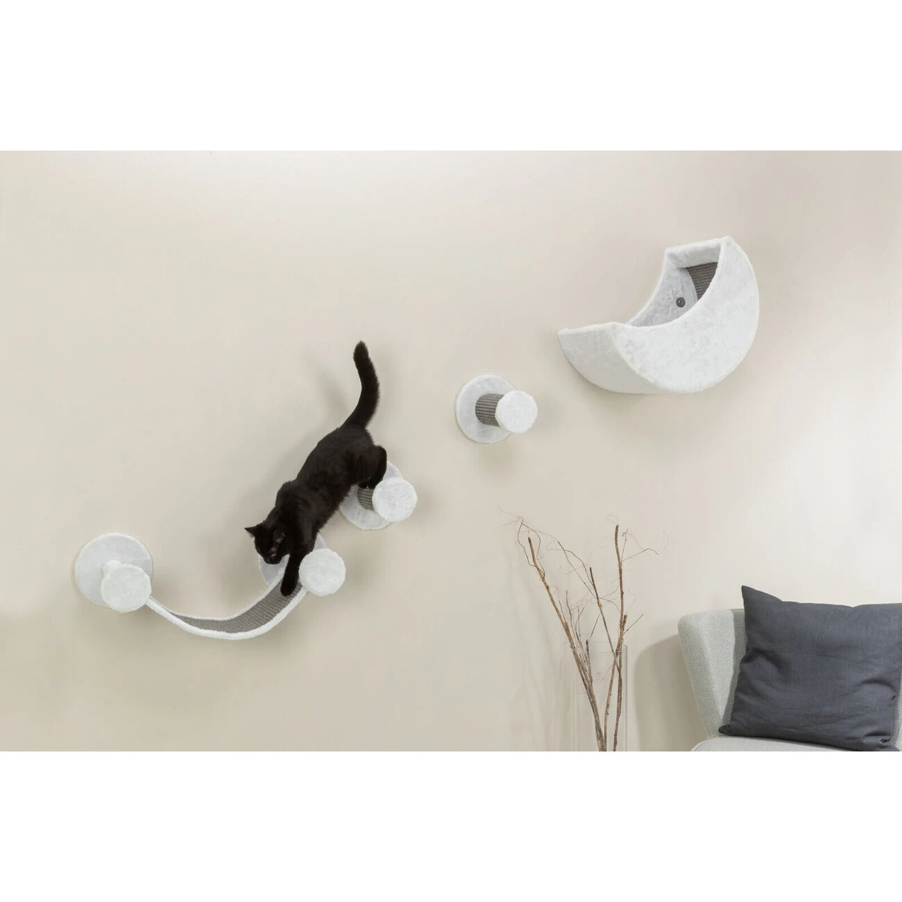 TRIXIE Kletterwand Für Katzen, 4-teilig 2 TRIXIE Kletterwand Für Katzen, 4-teilig – Bild 2