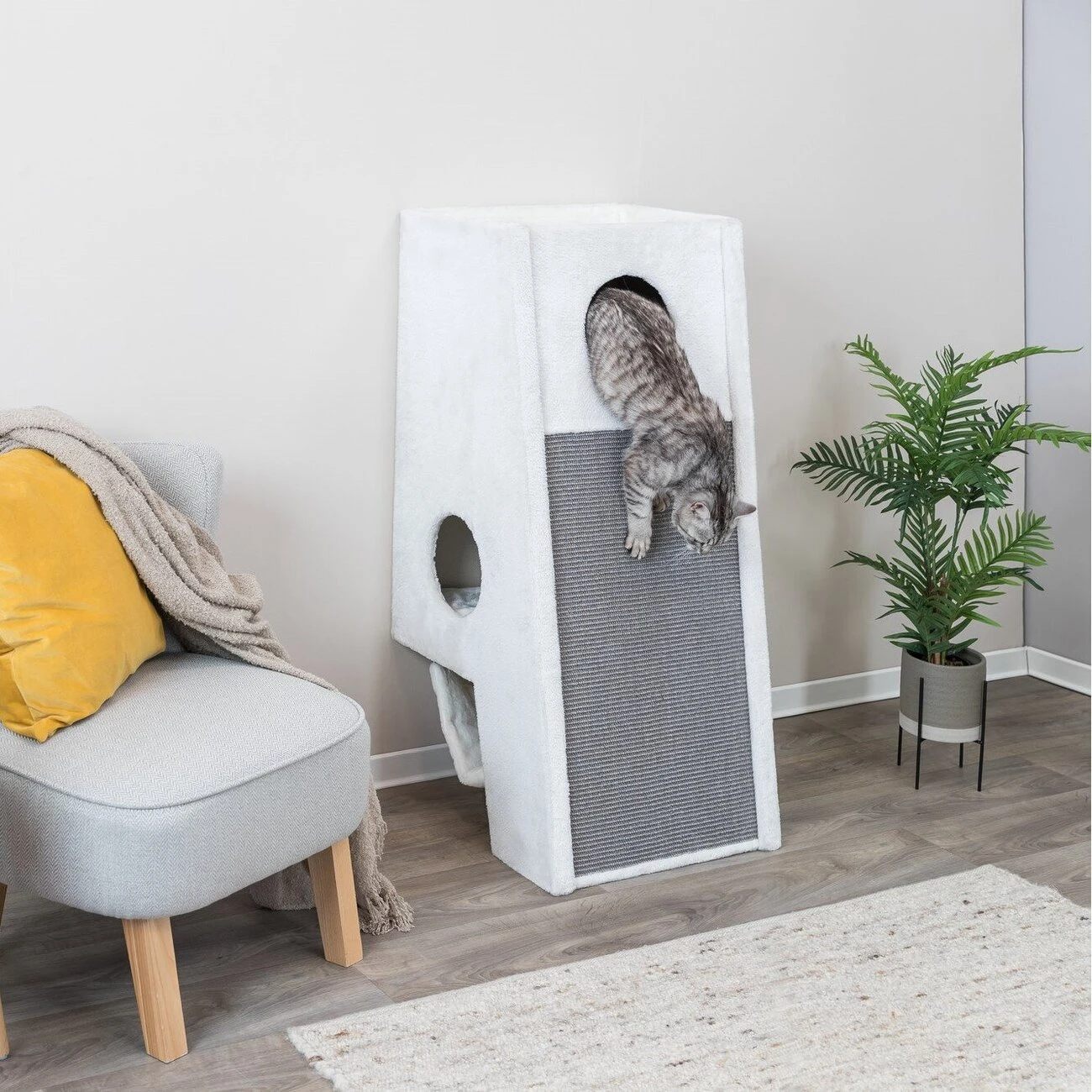 TRIXIE Kratzbaum Zur Wandmontage 2 TRIXIE Kratzbaum Zur Wandmontage – Bild 2