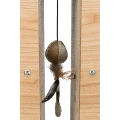 TRIXIE Kratzsäule Mit Spielzeug -KERBL Verkaufsgeschäft trixie kratzsaeule mit spielzeug4 x667 y1000