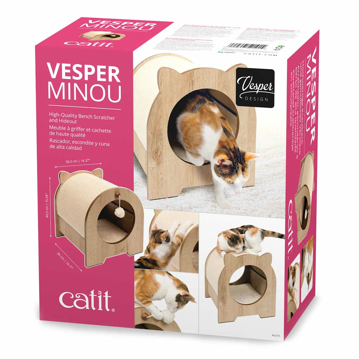 Vesper Katzen Kratzbank Minou 7 Vesper Katzen Kratzbank Minou – Bild 7